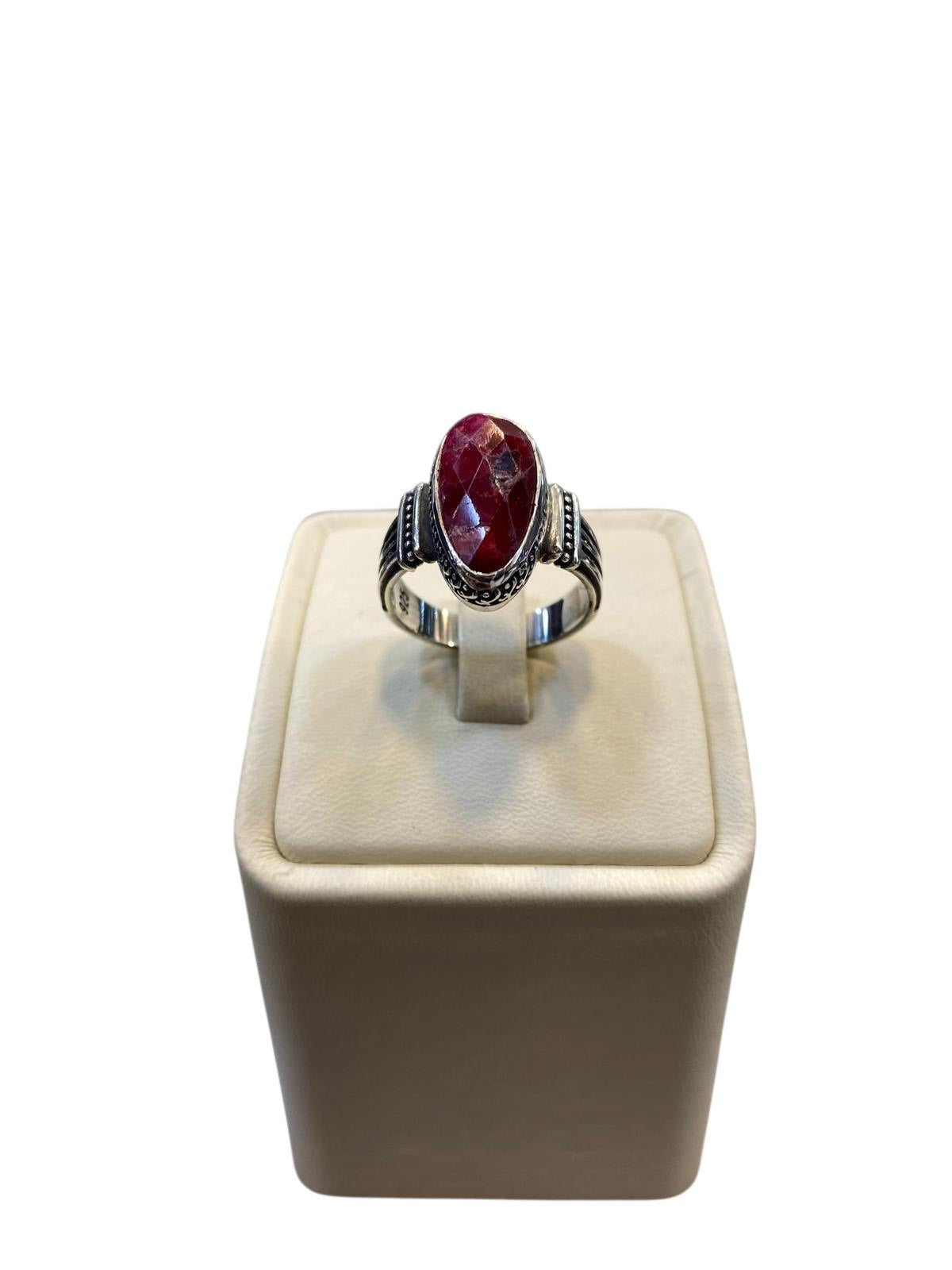 YAKUT TAŞLI YÜZÜK NO1