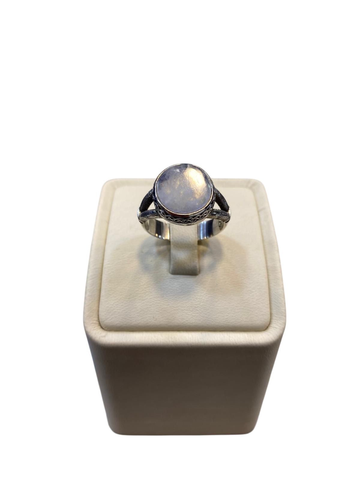 AY TAŞLI GÜMÜŞ YÜZÜK NO3