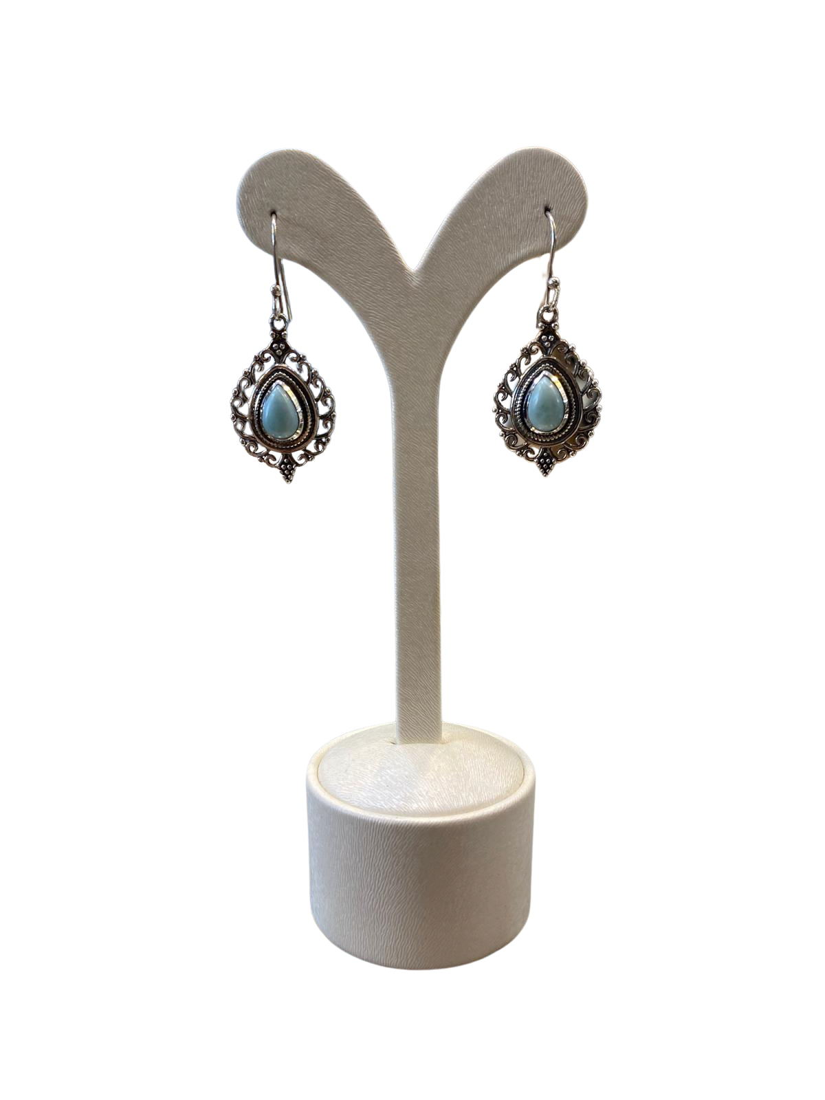 Turkuaz Taşlı Küpe